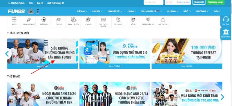 Chương trình cực khủng mà nhà cái dành tặng tân thủ
